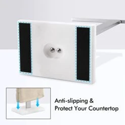 KES Countertop Towel Rack Stand, Free Standing Hand Towel Holder With Marble Base Towel Rack Standing For Bathroom SUS304 Stainless Steel T-Shape Brushed Steel, BTH224-2 -GENERIC Shop 41ne3GFTfbL