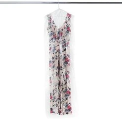 HANGERWORLD 72" Dry Cleaning Bag - 20 Pack, Clear Polythylene Clothes Dust Cover, Thick (100 Guage), Extra Long For Dresses, Perforated Easy Tear