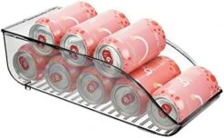 MDesign Small Plastic Water Bottle Stackable Storage Organization Bin With Open Front For Kitchen Refrigerator, Freezer, Pantry, Holds 12 Bottled Drinks/Beverages, Ligne Collection, Clear 19 MDesign Small Plastic Water Bottle Stackable Storage Organization Bin With Open Front For Kitchen Refrigerator, Freezer, Pantry, Holds 12 Bottled Drinks/Beverages, Ligne Collection, Clear -GENERIC Shop 41pJPx t8qL. AC