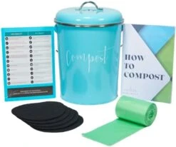 Compost Tumbler, Kitchen Compost Bin Countertop, Indoor Compost Bin Kitchen, Compost Bucket Kitchen, Compost Bins, Compost Caddy, Counter Food Composter For Kitchen, Greige (Beige-Grey) Compost Pail 15 Compost Tumbler, Kitchen Compost Bin Countertop, Indoor Compost Bin Kitchen, Compost Bucket Kitchen, Compost Bins, Compost Caddy, Counter Food Composter For Kitchen, Greige (Beige-Grey) Compost Pail -GENERIC Shop 41pMt3cPwML. AC