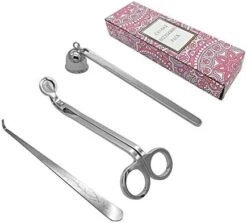 BornFeel Candle Wick Trimmer & Snuffer & Dipper 3 In 1 Tool Kit Candle Accessory Set With Gift Package (Silvery) -GENERIC Shop 41pXwxQbTLL. AC
