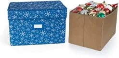 Covermates Keepsakes Adjustable Ornament Storage Box, Carrying Handles, Padded Protection - Holiday Storage-Red Snowflake -GENERIC Shop 41qaBMCZbTL. AC