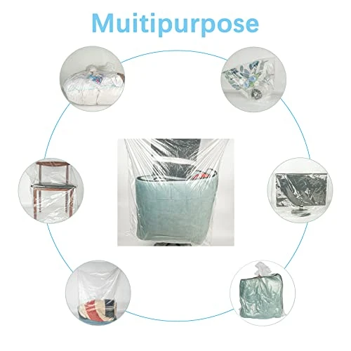 Overmonup 31x39 Inches Clear Plastic Storage Bags Perfect For Dustproof, Moistureproof, Blanket, Quilt, Pillow, Chair, Large Plush Toys And More (set Of 10) 3 Overmonup 31x39 Inches Clear Plastic Storage Bags Perfect For Dustproof, Moistureproof, Blanket, Quilt, Pillow, Chair, Large Plush Toys And More (set Of 10) - Image 3