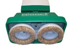 BiSSEll BigGreen BGFS5000 Portable Two Brush Floor Scrubber & Polisher, Polypropylene, 13"" W X 7"" D X 44"" H, White & Green -GENERIC Shop 41rXtVwxStL
