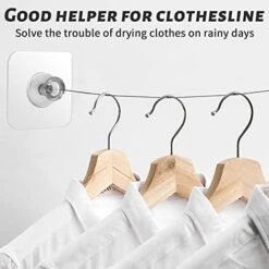 Ceiling Hooks, Practical Wall Hanging Auxiliary Hook, Stainless Steel,Waterproof,Nail-Free Adhesive Wall Hook,for Indoor And Outdoor Hanging Plants,Wind Chimes,Hangers, Decoration Hook,4 Pcs -GENERIC Shop 41rf5Ivm81L