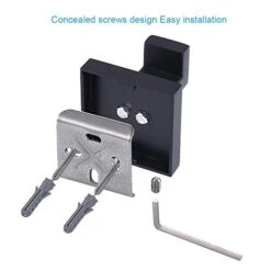 TASTOS Bath Towel Hooks Matte Black, 2 Pack Stainless Steel Robe Coat And Clothes Hook, Heavy Duty Wall Hook For Bathroom & Kitchen, Modern Square Style Wall Mounted (Black) -GENERIC Shop 41srxfL0t0L