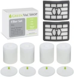GreenVacShop 4+2 Pack Shark Rotator Professional Lift-Away NV500, NV501, NV502, NV503, NV505, NV510, NV520, NV552, UV560 Replacement Filter Set, 4 Foam+4 Felt+2 HEPA Filters, XFF500 XHF500 -GENERIC Shop 41t5McjEScL. AC
