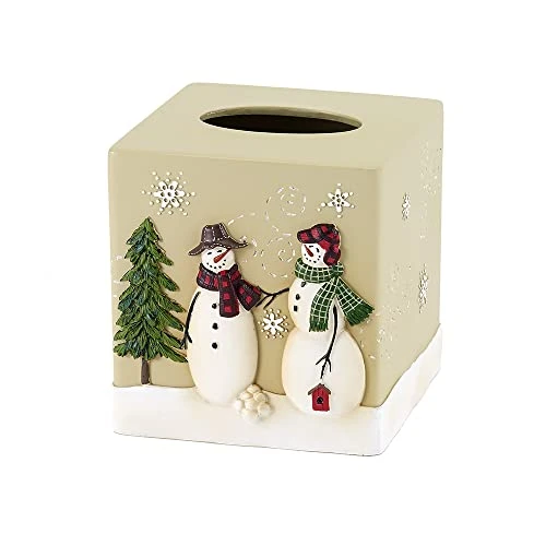 Avanti Linens - Waste Basket, Decorative Trash Can, Holiday Inspired Bathroom Decor (Snowmen Gathering Collection) 11 Avanti Linens - Waste Basket, Decorative Trash Can, Holiday Inspired Bathroom Decor (Snowmen Gathering Collection) - Image 11