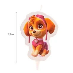 Dekora - 2D Skye Paw Patrol Candle, Pink, 8 X 8 X 12 Cm, 346171 -GENERIC Shop 41u4j5Q04zL