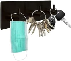 Key Hooks For Wall, Key Holder For Wall Decorative With 3 Key Hooks, Coat Hanger, Purse Hanger, Towel Hook, Easy Mount Key Hangers For Wall, Entryway, Bathroom, Living Room, Kitchen (Gold Finish) -GENERIC Shop 41uwukPYvPL. AC