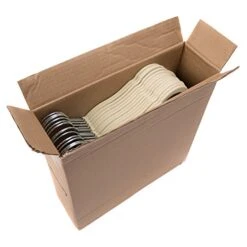 Finnhomy Non-Slip Clothes Hanger For Baby And Kids 30-Pack Velvet Hangers With 10 Finger Clips,Beige -GENERIC Shop 41v6PQGi2fL