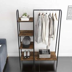 Soges Free-Standing Garment Racks Metal Clothing Rack With Storage Shelvels And Hanging Rod Closet Storage Organizer Clothing Rack Black,UT-011 -GENERIC Shop 41vTblfqAkL