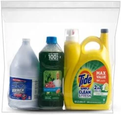 [ 10 COUNT ] - 3 MILL - Extreme THICK Extra Large Super Spacious Strong CLEAR Big Bags, Perfect Resealable Brining Bag For Huge Turkey Roast Reclosable, 8 GALLON, 3 Mill, Size 22"x24" Plastic Food Storage Bags For Clothing, Toys, Storage, Moving, Organization -GENERIC Shop 41wquLDqpL. AC