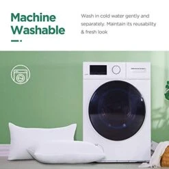 Acanva Square Premium Throw Pillow Inserts With Microfiber Filled, Lumbar Support Decorative Stuffer For Sofa Bed Couch & Chairs, 12x20(4 Count), White -GENERIC Shop 41xQs4DvCGL