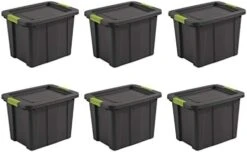 Sterilite 18 Gal. Latching Tuff1 Totes, 18 Gallon, Dark Indigo, 6 Count 16 Sterilite 18 Gal. Latching Tuff1 Totes, 18 Gallon, Dark Indigo, 6 Count -GENERIC Shop 41y5eNTSKIL. AC