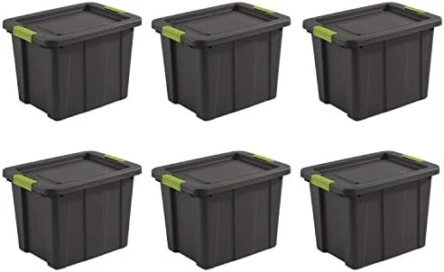 Sterilite 18 Gal. Latching Tuff1 Totes, 18 Gallon, Dark Indigo, 6 Count 8 Sterilite 18 Gal. Latching Tuff1 Totes, 18 Gallon, Dark Indigo, 6 Count - Image 8