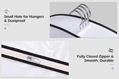SLEEPING LAMB 60'' Long Hanging Garment Bags For Closet Storage Gusseted Clear Dress Bag For Clothes, Gowns, Coats, Suits, 5 Packs 12 SLEEPING LAMB 60'' Long Hanging Garment Bags For Closet Storage Gusseted Clear Dress Bag For Clothes, Gowns, Coats, Suits, 5 Packs -GENERIC Shop 41ymh3P6YZL