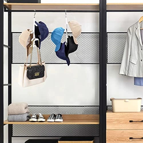 2 Pack Hat Rack For Baseball Caps, Purse Hanger For Closet,Handbag Organizer,Closet Organizers And Storage,Rotating Handbag Hat Hooking Storage Space Saver,Baseball Cap Holder, Keep Hat Cleaner 6 2 Pack Hat Rack For Baseball Caps, Purse Hanger For Closet,Handbag Organizer,Closet Organizers And Storage,Rotating Handbag Hat Hooking Storage Space Saver,Baseball Cap Holder, Keep Hat Cleaner - Image 6