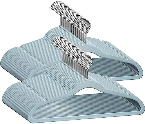 TechZoo 50 Premium Kids Velvet Hangers - 14" Inch Non-Slip Kids Hangers - Ultra Slim Space Saving Children Hangers - 360°Swivel Hook, Strong & Durable Kids & Preteen Hangers - Pink 9 TechZoo 50 Premium Kids Velvet Hangers - 14" Inch Non-Slip Kids Hangers - Ultra Slim Space Saving Children Hangers - 360°Swivel Hook, Strong & Durable Kids & Preteen Hangers - Pink - Image 9