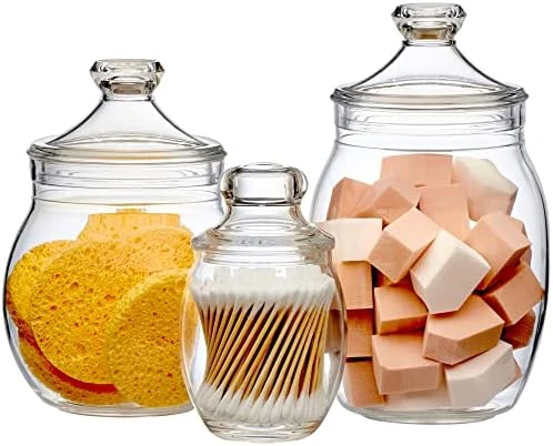 Amazing Abby - Kathy - Acrylic Bathroom Canister (40 Oz), Plastic Apothecary Jar For Vanity, BPA-Free And Shatter-Proof, Great For Bath Sponges, Shower Balls, Loofah Pads, And More 7 Amazing Abby - Kathy - Acrylic Bathroom Canister (40 Oz), Plastic Apothecary Jar For Vanity, BPA-Free And Shatter-Proof, Great For Bath Sponges, Shower Balls, Loofah Pads, And More - Image 7