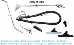 40L Commercial Carpet Cleaner Machine, 3 In 1 Portable Cleaning Machine Wet Dry Carpet Extractor 110V Upright Movable Structure Commercial Multi Functional Carpet Extractor Ships In Two Package(40L) -GENERIC Shop 512LZ5DgBfL