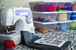 Sterilite Storage Box 13.5" X 8.3" X 4.8", 6 Qt. Clear - Pack Of 4 -GENERIC Shop 512lOGLn0QL