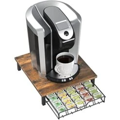 DecoBros K-Cup Storage Drawer, Rustic Brown -GENERIC Shop 513AwAxGpUL