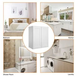 LOVMOR Wall-Mounted Bathroom Cabinet, Medicine Cabinet, Bathroom Cabinet Wall Mounted With Adjustable Shelves & Soft-Close Door, 12" D*27" W*42" H 20 LOVMOR Wall-Mounted Bathroom Cabinet, Medicine Cabinet, Bathroom Cabinet Wall Mounted With Adjustable Shelves & Soft-Close Door, 12" D*27" W*42" H -GENERIC Shop 513Ov92UQNL