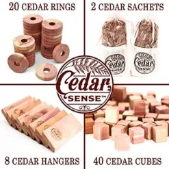 Cedar Sense - Cedar Variety 70 Pack - 40 Cedar Balls - 26 Cedar Rings - 2 Cedar Hang-Ups - 2 Sachets - Cedar Blocks For Clothes Storage - Made In America! - Cedar Blocks - Cedar Closet Home 10 Cedar Sense - Cedar Variety 70 Pack - 40 Cedar Balls - 26 Cedar Rings - 2 Cedar Hang-Ups - 2 Sachets - Cedar Blocks For Clothes Storage - Made In America! - Cedar Blocks - Cedar Closet Home -GENERIC Shop 513jpsZtaPS