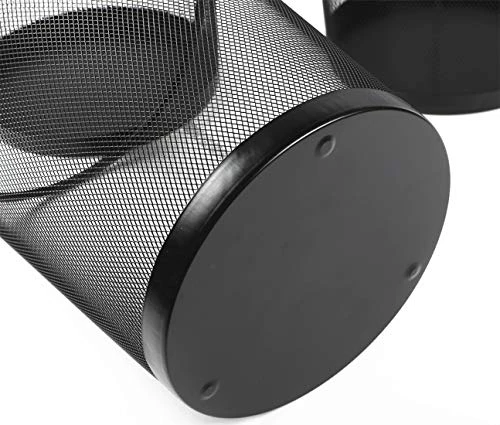 LAWEI 4 Pack Trash Can Mesh Round Open Top Wastebasket - 2.5 Gallon Recycling Bins Garbage Waste Baskets For Office Home 3 LAWEI 4 Pack Trash Can Mesh Round Open Top Wastebasket - 2.5 Gallon Recycling Bins Garbage Waste Baskets For Office Home - Image 3