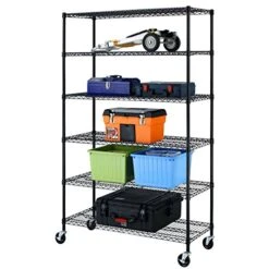 FORMOSA COVERS | Storage Shelving Unit Cover, Fits Racks 60"Wx24"Dx72"H (Cover Only, Dusty Blue Color) 11 FORMOSA COVERS | Storage Shelving Unit Cover, Fits Racks 60"Wx24"Dx72"H (Cover Only, Dusty Blue Color) -GENERIC Shop 516By5yc9jL