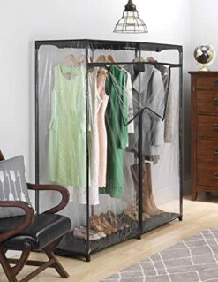 Whitmor Extra Wide Clothes Closet - Freestanding Garment Organizer With Clear Cover -GENERIC Shop 516F5KZFAWL