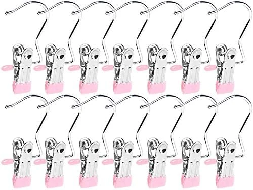 Frezon 30 Pack Boot Hanger Legging Organizer For Closet, Boot Holder, Hanging Clips, Portable Multifunctional Hangers Single Clip Space Saving For Jeans, Hats, Tall Boots, Towels(Black) 5 Frezon 30 Pack Boot Hanger Legging Organizer For Closet, Boot Holder, Hanging Clips, Portable Multifunctional Hangers Single Clip Space Saving For Jeans, Hats, Tall Boots, Towels(Black) - Image 5