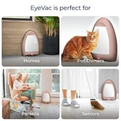 EyeVac Home Touchless Vacuum, Dual High Efficiency Filtration, Corded, Bagless, Automatic Sensors, 1000 Watt (Rose Gold) -GENERIC Shop 516eGbsOS1L