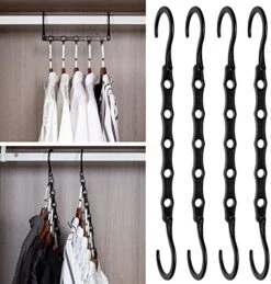 Closet Organizers Space Saving Hangers - Timirog 20 Pack Magic Hangers Wardrobe Storage Organization College Dorm Room Essentials, Apartment Heavy Duty Space Saver Plastic Black -GENERIC Shop 516yyckoU6L. AC