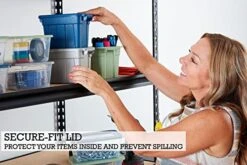 Organize Your Home Small Spaces Colorful Storage Bins With Lids, 6 Pack, Stackable Small Plastic Containers For Organization And Storage, Great For Home Or Office, 1.7 Quart Bins With Lids -GENERIC Shop 517YJkFQk3L