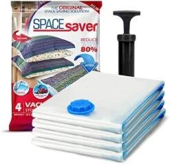 Spacesaver Variety 12pk | Space Saver Vacuum Storage Bags Save 80% Clothes Storage Space - Vacuum Sealer Bags For Comforters, Bedding, Clothing - Compression Seal For Closet Storage - Pump For Travel -GENERIC Shop 517sL1RxscL. AC