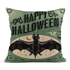 Rouihot Set Of 4 Linen Throw Pillow Covers 18x18 Inch Vintage Halloween Scaredy Cats Pumpkins Skeletons Home Decor Pillowcase Square Cushion Covers For Sofa Bed Couch 18 Rouihot Set Of 4 Linen Throw Pillow Covers 18x18 Inch Vintage Halloween Scaredy Cats Pumpkins Skeletons Home Decor Pillowcase Square Cushion Covers For Sofa Bed Couch -GENERIC Shop 5180jqEjQ2L
