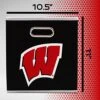 Franklin Sports NCAA College Team Fabric Storage Cubes Made To Fit Storage Bin Organizers (11x10.5x10.5)