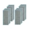 Washable Mop Cloths Rags Pads Accessories Sweeping Robot Vacuum Cleaner Dry Wet Mop Cleaner Cloth Rag Parts。Compatible For Braava Jet M6 (Color : 12pcs-Wet)