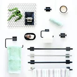 MAX46-FB Maxted Towel Ring In Matte Black -GENERIC Shop 51BPifU2iXL