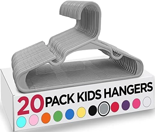 Utopia Home 60 Pack Kids Hangers - 11.5 Inch Plastic Baby Hangers For Closet - Childrens Hangers For Clothes & Infant Hangers For Closet - Ideal For Everyday Standard Use (White) 4 Utopia Home 60 Pack Kids Hangers - 11.5 Inch Plastic Baby Hangers For Closet - Childrens Hangers For Clothes & Infant Hangers For Closet - Ideal For Everyday Standard Use (White) - Image 4