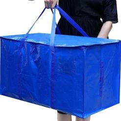 6 Pack Moving Bags Bag For Moving Boxes Packing Storage Heavy Duty Extra Large For Clothes Supplies With Zippers Wardrobe Dorm Room Essentials Totes Box With Lids Reusable Medium Blue Tote Out Essentials Adults Big -GENERIC Shop 51FNs0e4uzL. AC
