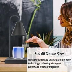 Mocalido Candle Warmer Lamp, Dimmable Electric Candle Lamp Warmer, Metal Melting Wax Warmer For Home Decor, Home Scented Jar Candles Heater With 2 Bulbs For Gifts, Black 11 Mocalido Candle Warmer Lamp, Dimmable Electric Candle Lamp Warmer, Metal Melting Wax Warmer For Home Decor, Home Scented Jar Candles Heater With 2 Bulbs For Gifts, Black -GENERIC Shop 51Ih3Ldxk6L