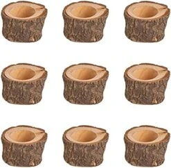 9 Pack Wooden Tealight Candle Holders, Kooplus Tealights Holder S Size Inner Bore (1.6''Dx0.6''H), Rustic Wedding Decor 12 9 Pack Wooden Tealight Candle Holders, Kooplus Tealights Holder S Size Inner Bore (1.6''Dx0.6''H), Rustic Wedding Decor -GENERIC Shop 51JdU5R0rFL. AC