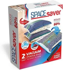 Spacesaver Variety 12pk | Space Saver Vacuum Storage Bags Save 80% Clothes Storage Space - Vacuum Sealer Bags For Comforters, Bedding, Clothing - Compression Seal For Closet Storage - Pump For Travel -GENERIC Shop 51K8ap5PHpS. AC