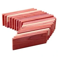 Cedar Space Cedar Blocks For Closet Storage, 100% Aromatic Red Ceder Blocks Cedar Planks (16)