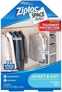 Ziploc Space Bag Clothes Vacuum Sealer Storage Bags For Home And Closet Organization, XL, 6 Bags Total -GENERIC Shop 51LKIUUT6HL. AC