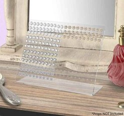 Marketing Holders Earring Display Boutiques Studs Acrylic Slant Back Holds 60 Pairs Countertop Storage Clear Showcase Jewelry Rack Organizer Stand Portable -GENERIC Shop 51LeK7YTgcL