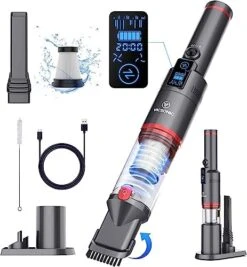 VICSONIC Handheld Vacuum Cleaner, 13kpa Powerful Suction Lightweight Mini Car Vacuum For Pet, Cordless Rechargeable Hand Portable Dust Buster-White -GENERIC Shop 51LlPv5AgAL. AC